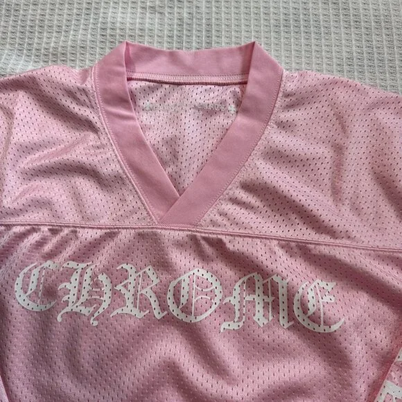 Chrome Hearts Love You Mesh Warm Up Jersey 'Pink'